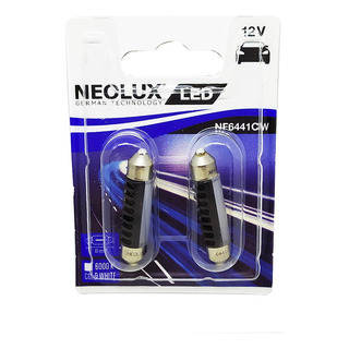 Focos Led (2) Festoon 6411 Luz Interior Tipo Fusible 41mm Focos Led (2) Festoon 6411 Luz Interior Tipo Fusible 41mm