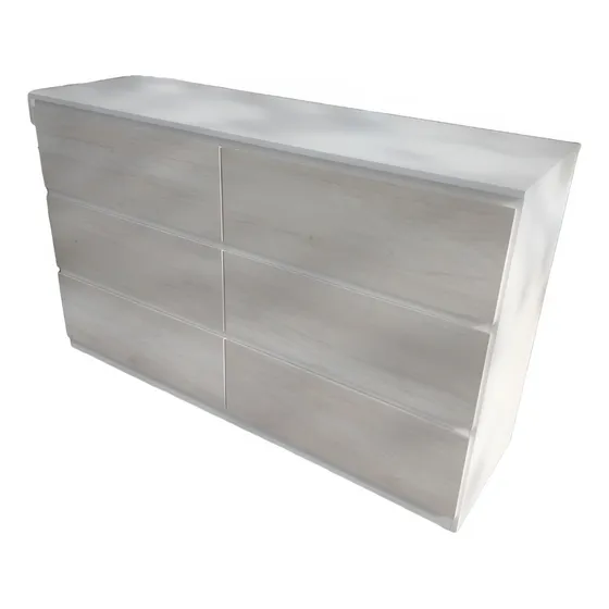 Comoda Chiffonier Cajonera 6 Cajones Mdf- 140  X 85 X 44