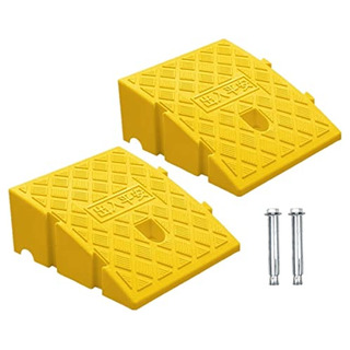 Juego De 2 Rampas Bordillo, Rampas Portátiles De Plás... Juego De 2 Rampas Bordillo, Rampas Portátiles De Plás...