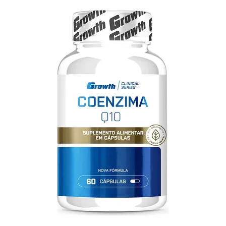 Coenzima Q10 (100mg 60 Caps) - Growth Supplements Sabor Sem Sabor