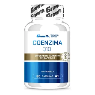 Growth Supplements Coenzima Q10 (100mg 60 Caps) - Growth Supplements Sabor Sem Sa