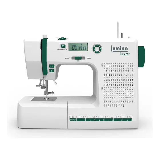 Máquina De Coser Lumina Luxor Computarizada 146 Diseños