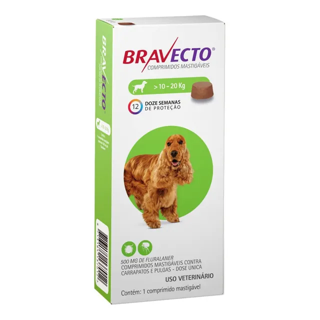 Bravecto Antipulgas 10 A 20kg