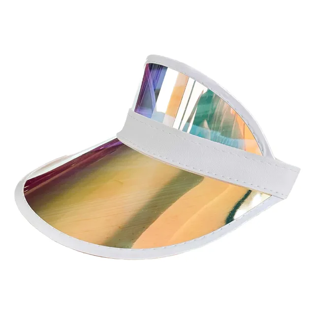 Visera Deportiva Sombrero Pvc Ajustable Para Playa Tendencia