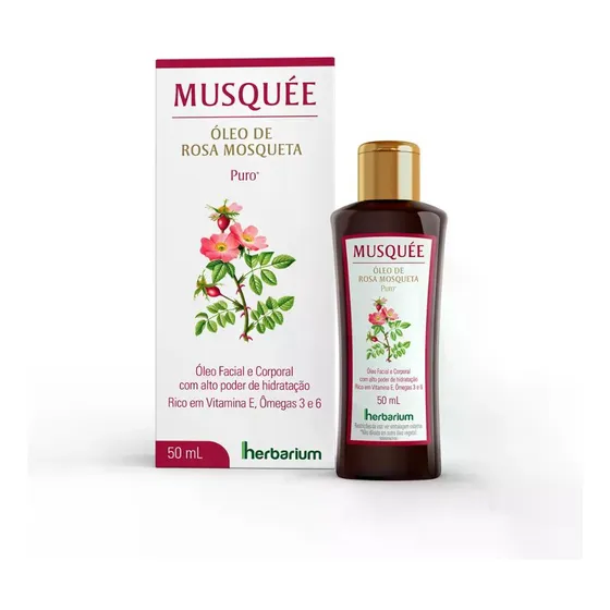 Óleo De Rosa Mosqueta - Musquée Perfumado - Herbarium - 50ml