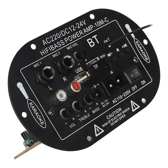 Home 8  / 10  Placa Amplificadora Digital Bluetooth Usb Fm
