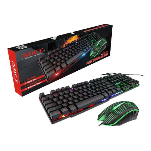 Kit De Teclado Para Gamer Imice Km-680 Con Ratón