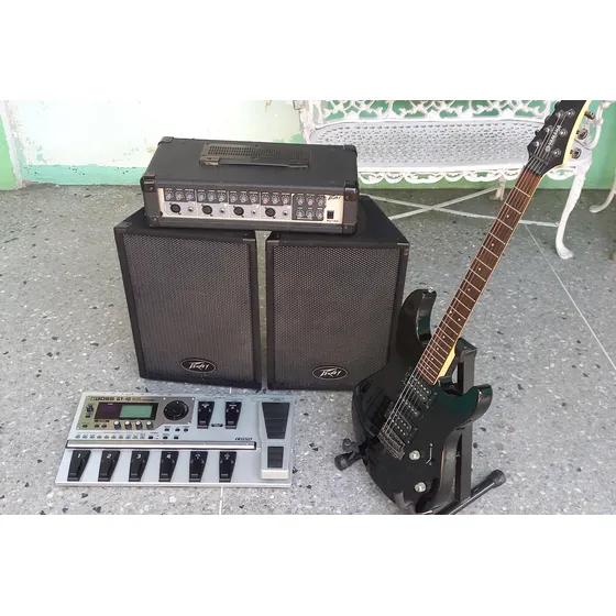 Combo Guitarra Amplificador Pedalera