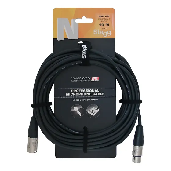 Cable Stagg Nmc10r Canon Hembra - Canon Macho 10 Metros | Cuotas sin interés