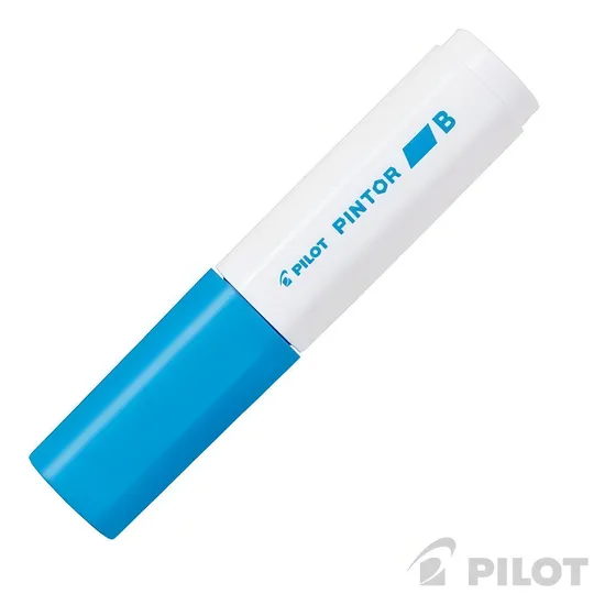 Marcador Pilot Pintor Punta Biselada Color Turquesa