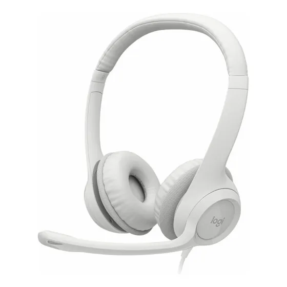 Audifonos Con Microfono Usb Logitech H390 Blanco