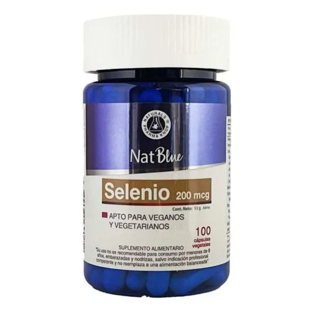 Selenio 200 Mcb X 100 Cápsulas Vegetales - Natblue®