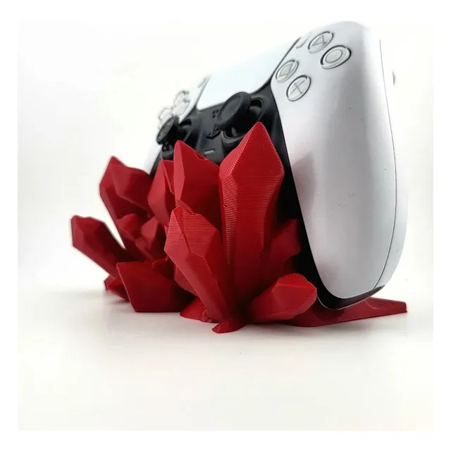 Base Cristal Rojo Para Control De Playstation 5 Mando Ps5