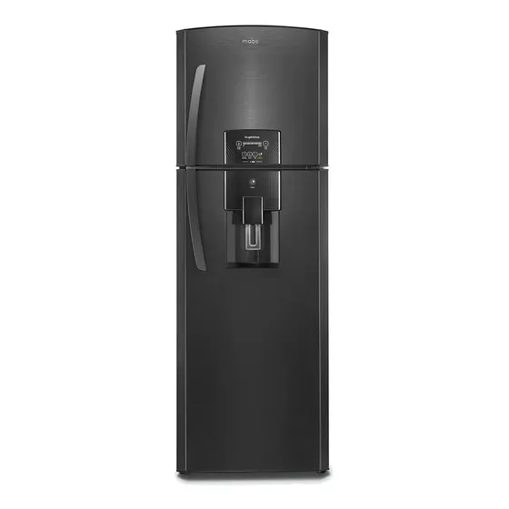 Refrigeradora No Frost 300 Lts Grafito Mabe Rma310fzpc Black Steel | Cuotas sin interés