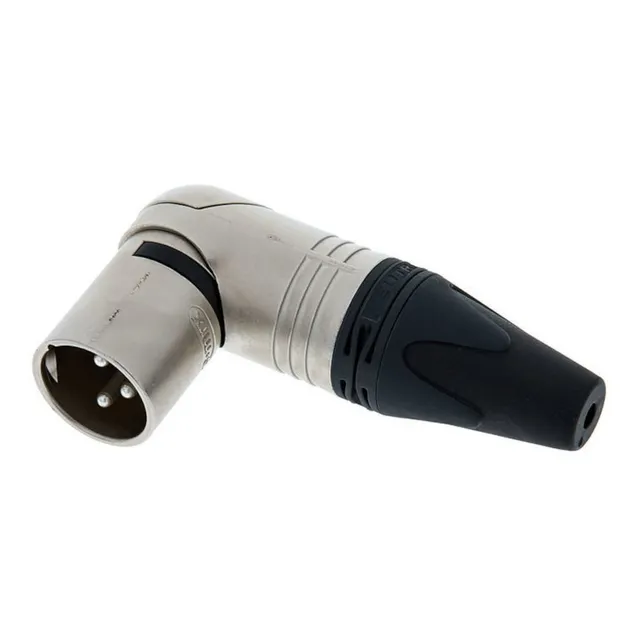 Conector angular Neutrik XLR macho de 3 polos NC3mrx