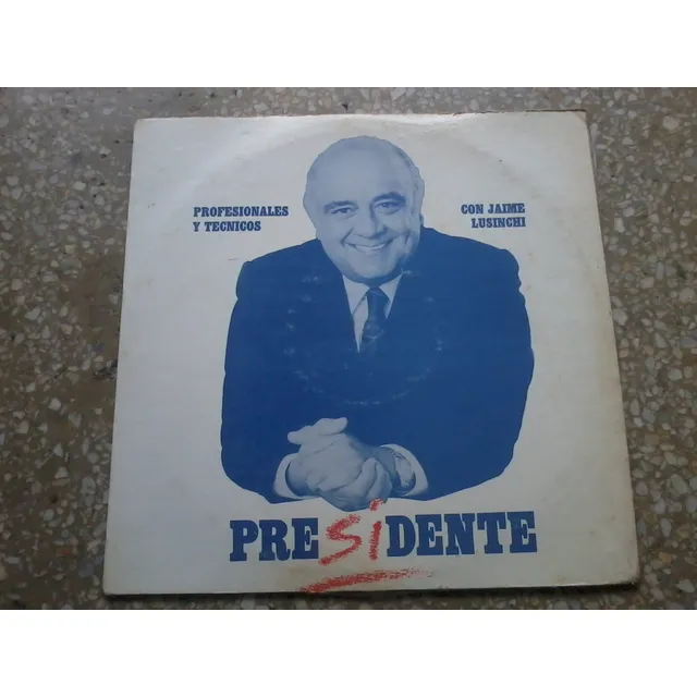 Jaime Lusinchi ,disco De Acetato -campaña