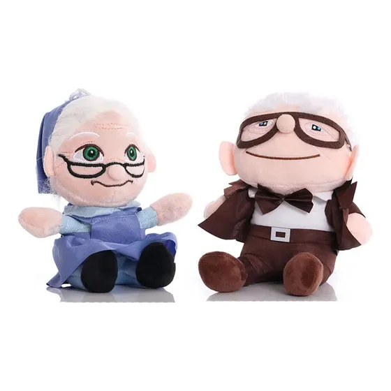 Carl & Ellie Fredricksen Up Peluches Disney Pixar Regalo Set