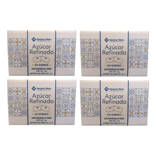 Azúcar Refinada Member's Mark 4000 Pzas De 5 G C/u