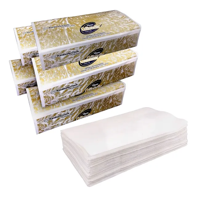 Toalla Para Manos Interdoblada Kleenex Cottonelle 500pzs