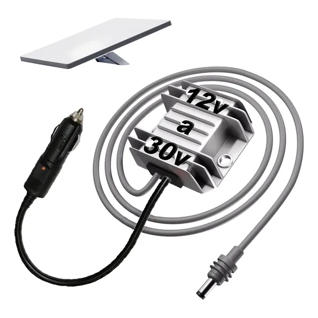 Fuente + Cable Adaptador Conversor Para Starlink 12v A 30v