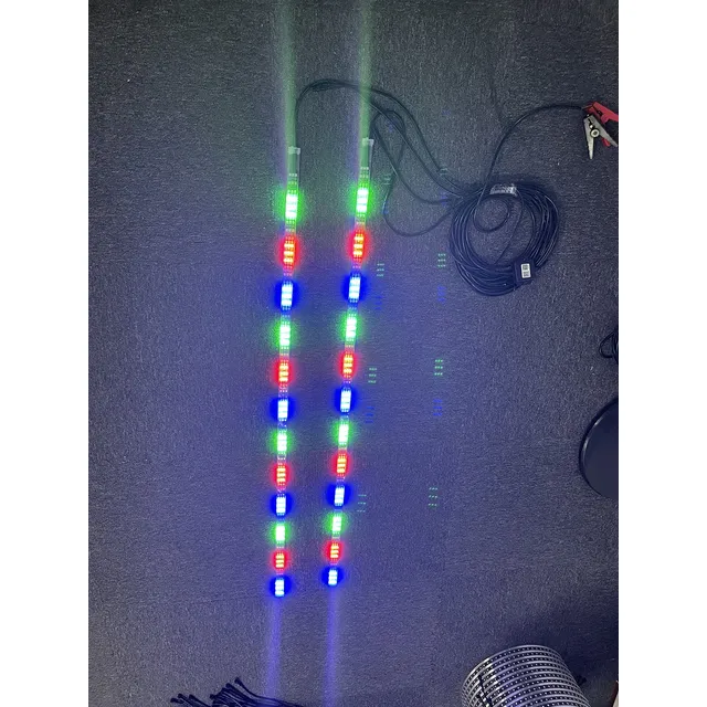 Tira Luz Led Triple Fila 4.6 Ft Color Controlador Repuesto