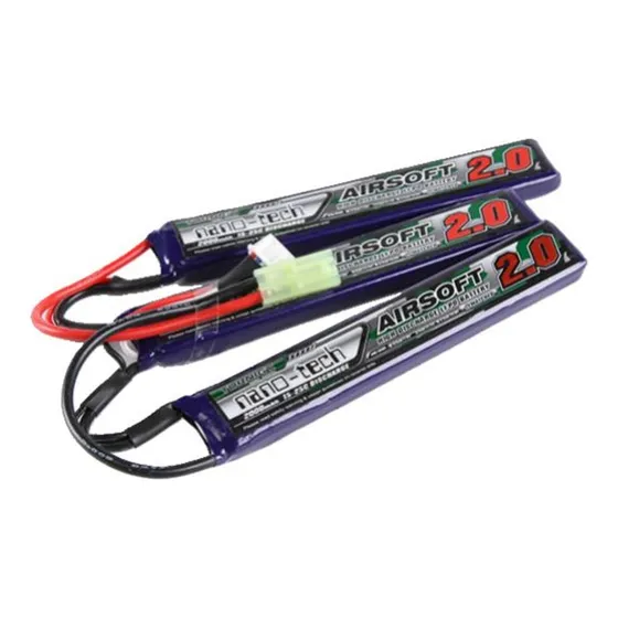 Bateria Lipo 11.1v 2000mah 3s Airsoft Elétrica 3 Stick Rifle
