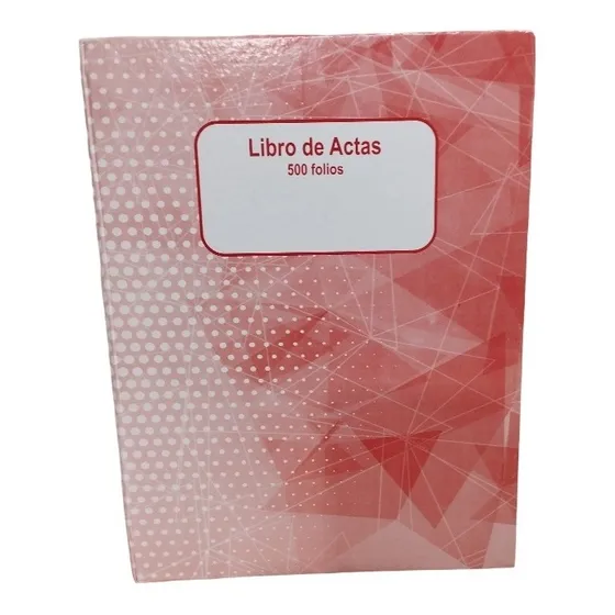Libro De Actas 500 Folios