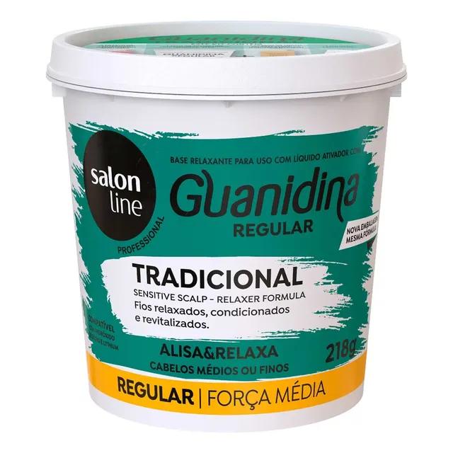 Alisa E Relaxa Guanidina Tradicional Regular 218g Salon Line