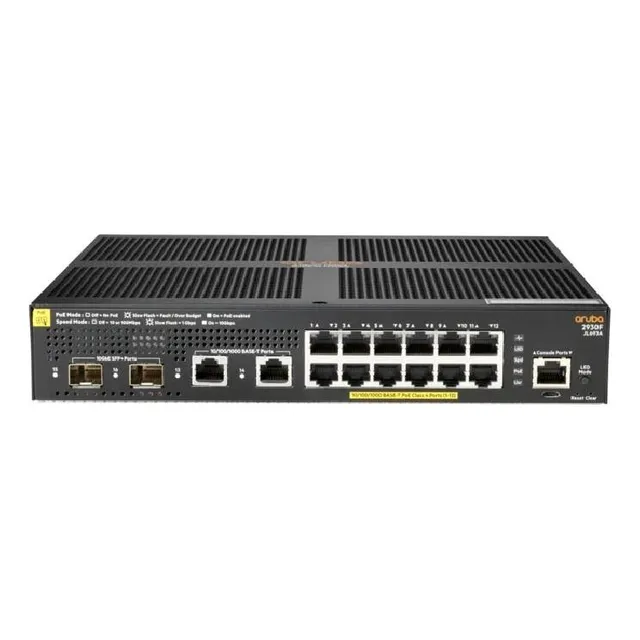 Switch Aruba Gigabit Ethernet 2930f 12 Puertos 1000mbps Poe+