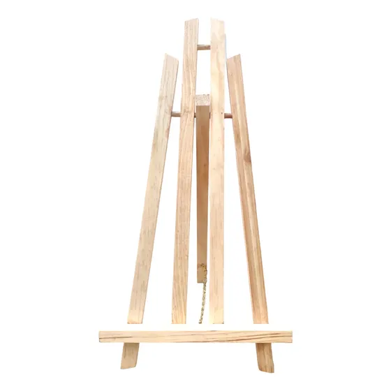 Caballete  Tripode Mesa  45cm  En Pino Casa Orsay 