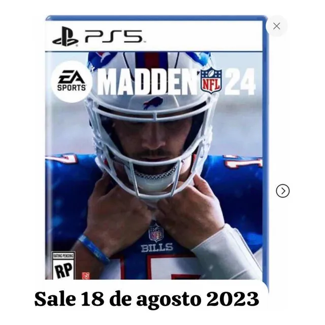 Juego Madden Nfl 24 Playstation 5  Ps5 Play 5 Madden24