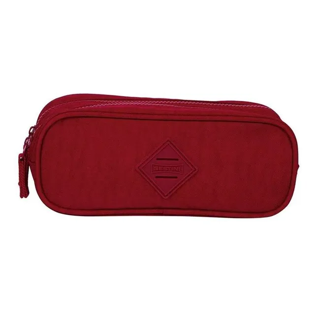 Estojo Especial 2 Compartimentos Sestini Crinkle Vermelho