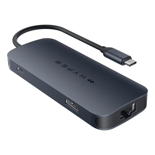 Hub Usb-c Hyperdrive Next 8-1 Hasta 140w Hyper Color Azul