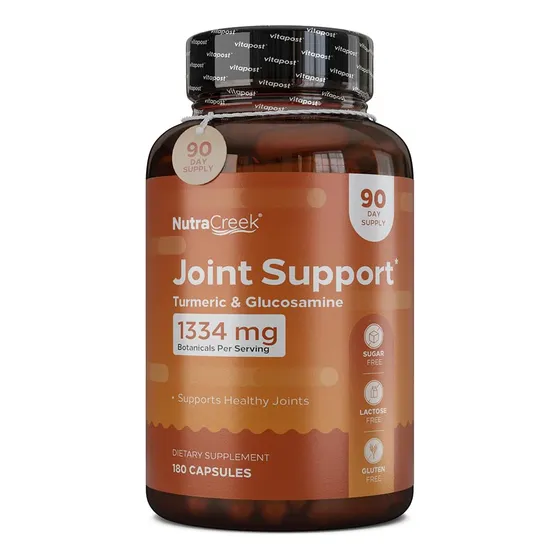 Suplemento Nutracreek Joint Support: Cúrcuma, Glucosamina 18