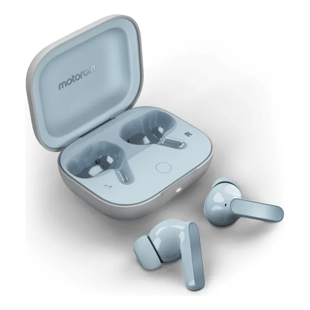 Auriculares Motorola Moto Buds- Celeste Ilusión