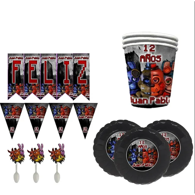 Five Night At Fredys  Decoración Personalizado Para Fiestas
