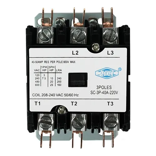 Contactor 3 Polos, 40 Amps, Bobina 208-240vac, 50/60hz