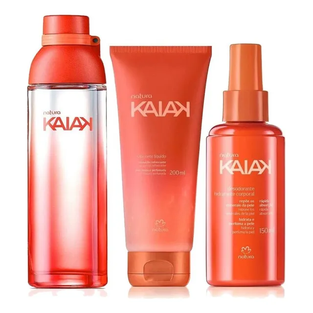 Kaiak Edt De Mujer Con Hidratante Spray Y Jabón Líquido