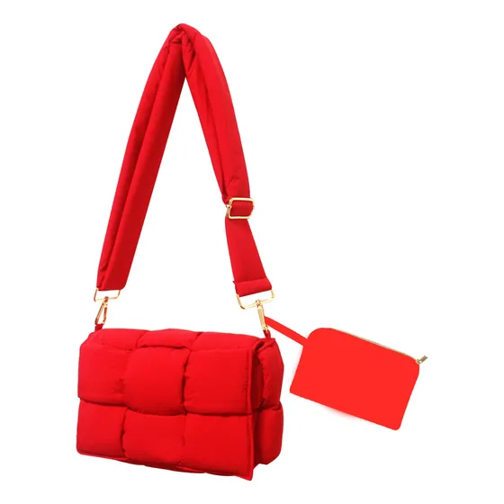 Bolso Bandolera Acolchado Con Cassette Naariian L5tcb