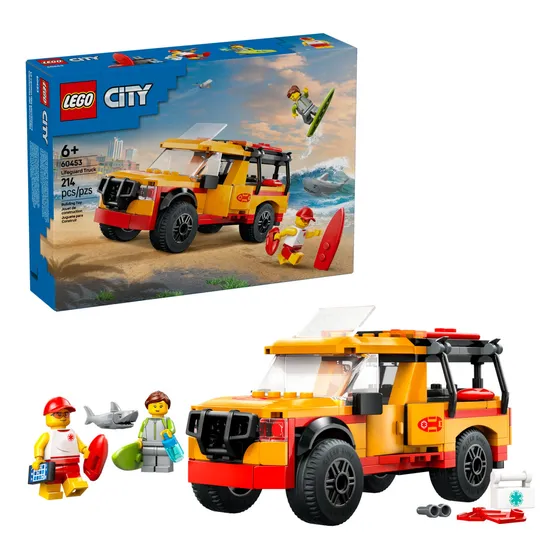 Lego City 60453 Furgoneta De Rescate Del Socorrista Cantidad De Piezas 214