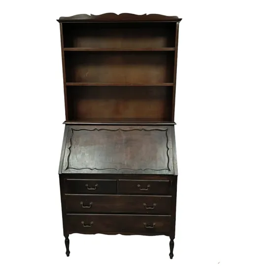 Secreter De Madera Vintage Con Llave, Una Joya Para Tu Hogar