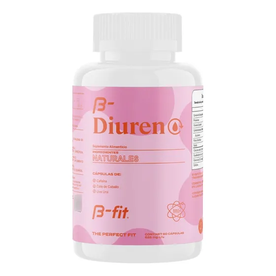 B-FIT | Diurético 100% Natural - 60 Cápsulas | Extractos 100% Naturales - Café Verde - Cola de Caballo y Uva Ursi | Sin Gluten
