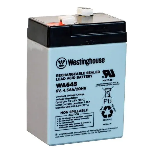 Bateria Westinghouse Original 6v 4.5ah Ups Inversores