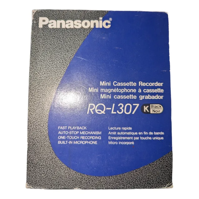 Hermoso Walkman Panasonic Grabadora De Voz - No Funciona No Funciona