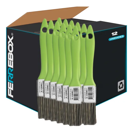 Pack De 12 Brocha Economica  1 Pulgada | Wesser