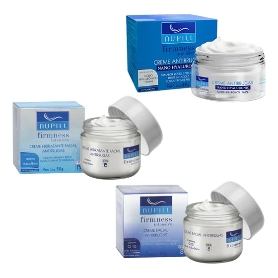 Creme Facial Antirrugas Nupill Fps Acido Hialuronico Escolha