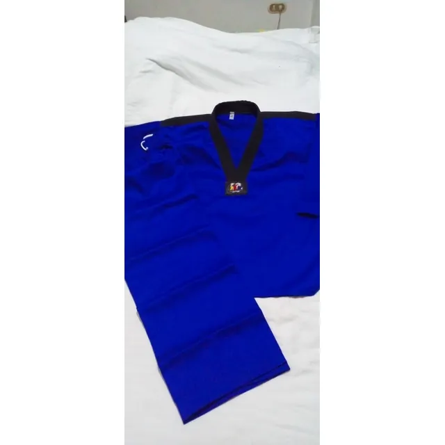 Uniforme Nacional Para Taekwondo Wt,en Colores Azul O Rojo