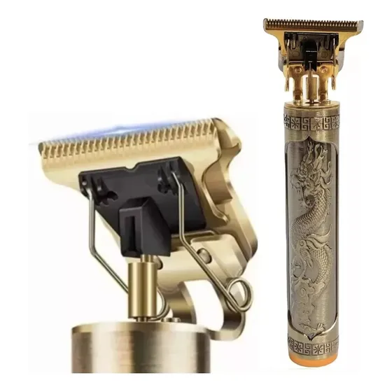 Máquina Corta Pelo Profesional Vintage Barba Patilla Trimmer