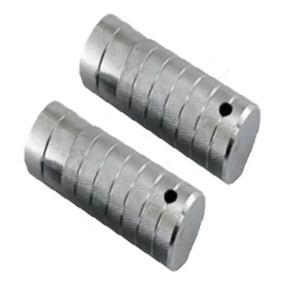 Diablos 2.54cm De Fierro Cromado Moleteados