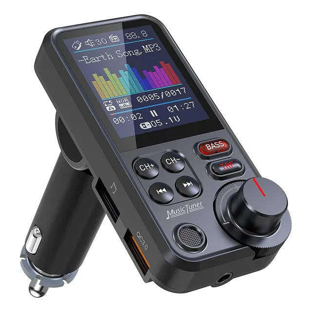 Transmisor Receptor De Audio Estéreo Fm Bluetooth Mp3 Usb Tf